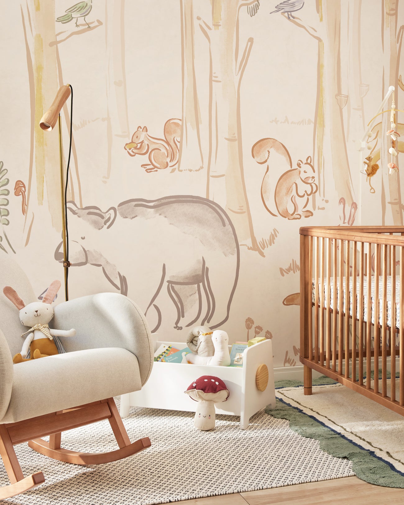 Sierra Nursery Wall Mural | Nestig