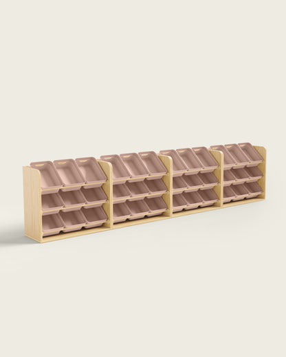 Natural Wood / Set of 4