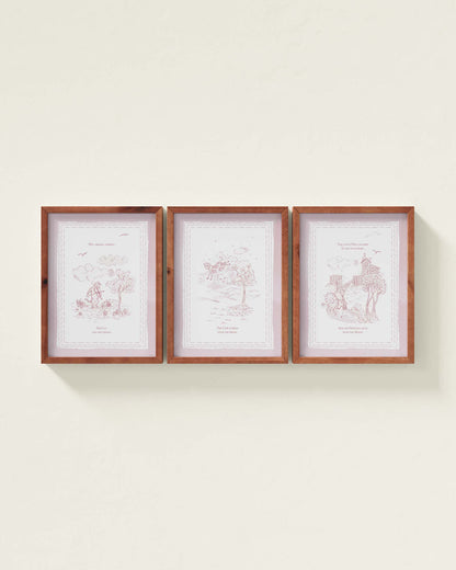 Mauve / Walnut / 9x12