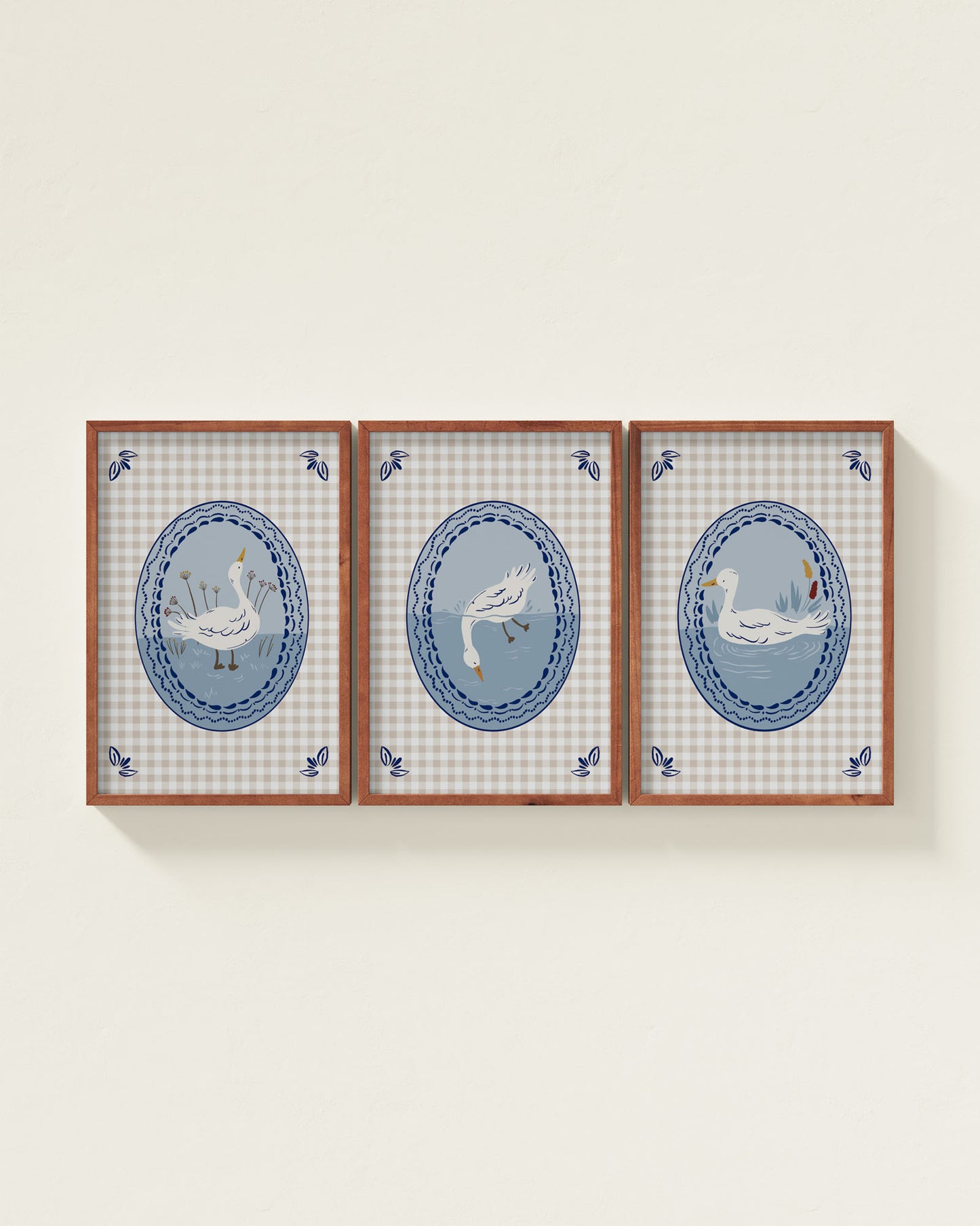 Bluejay / Walnut / 12x18