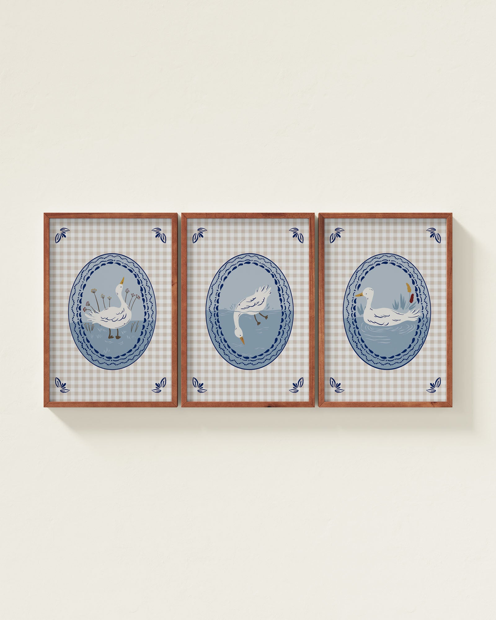 Bluejay / Walnut / 12x18