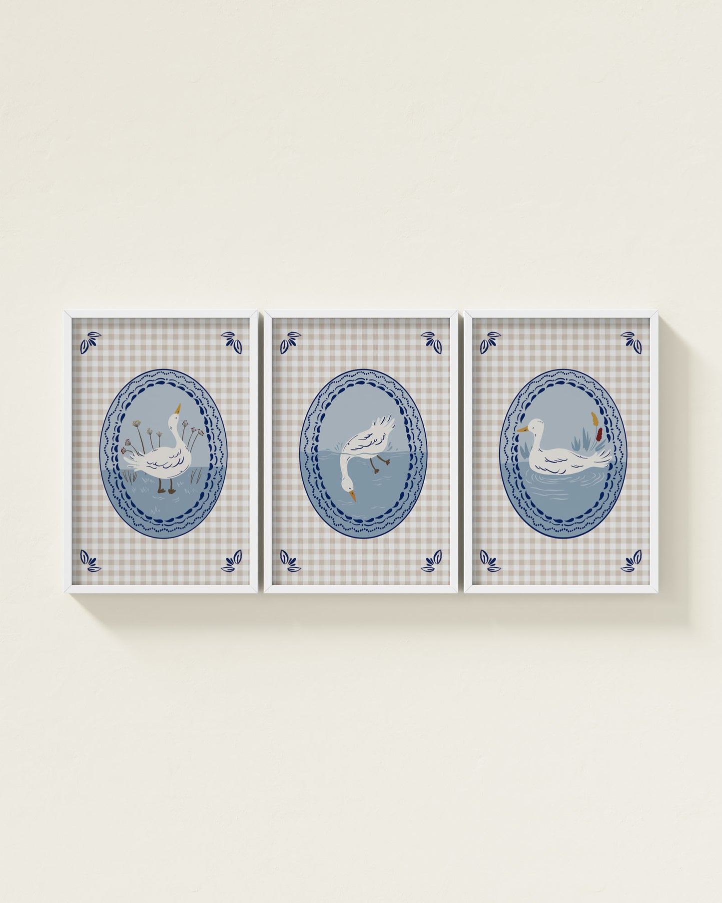 Bluejay / White / 12x18