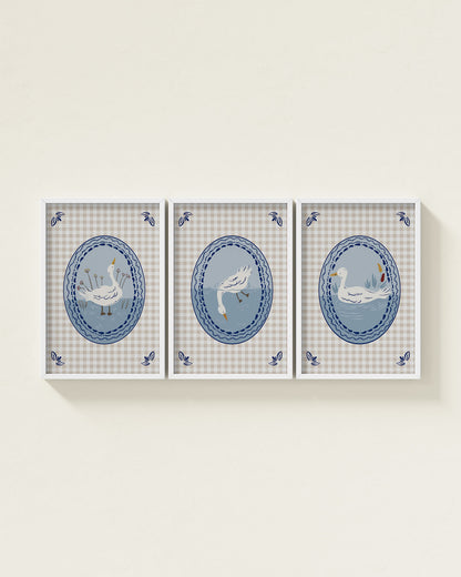 Bluejay / White / 12x18