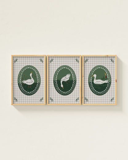 Emerald / Natural Wood / 12x18