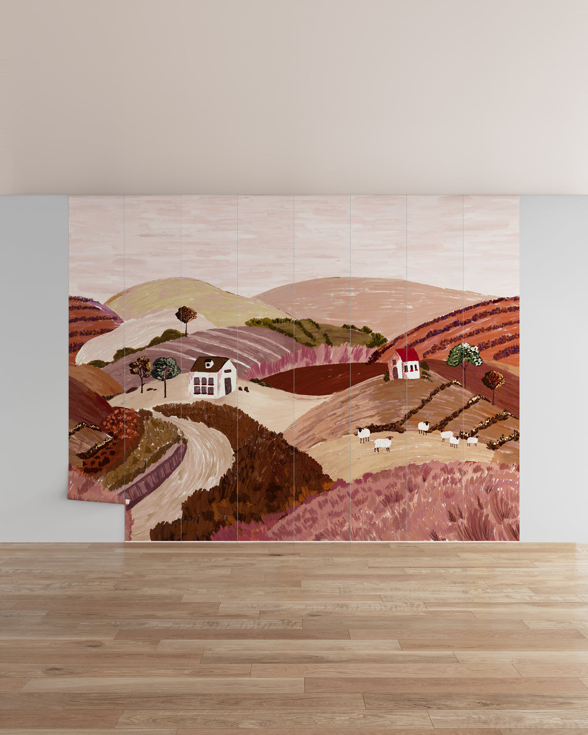Cinnamon / 8 Panels (12.8 ft W x 10 ft H)