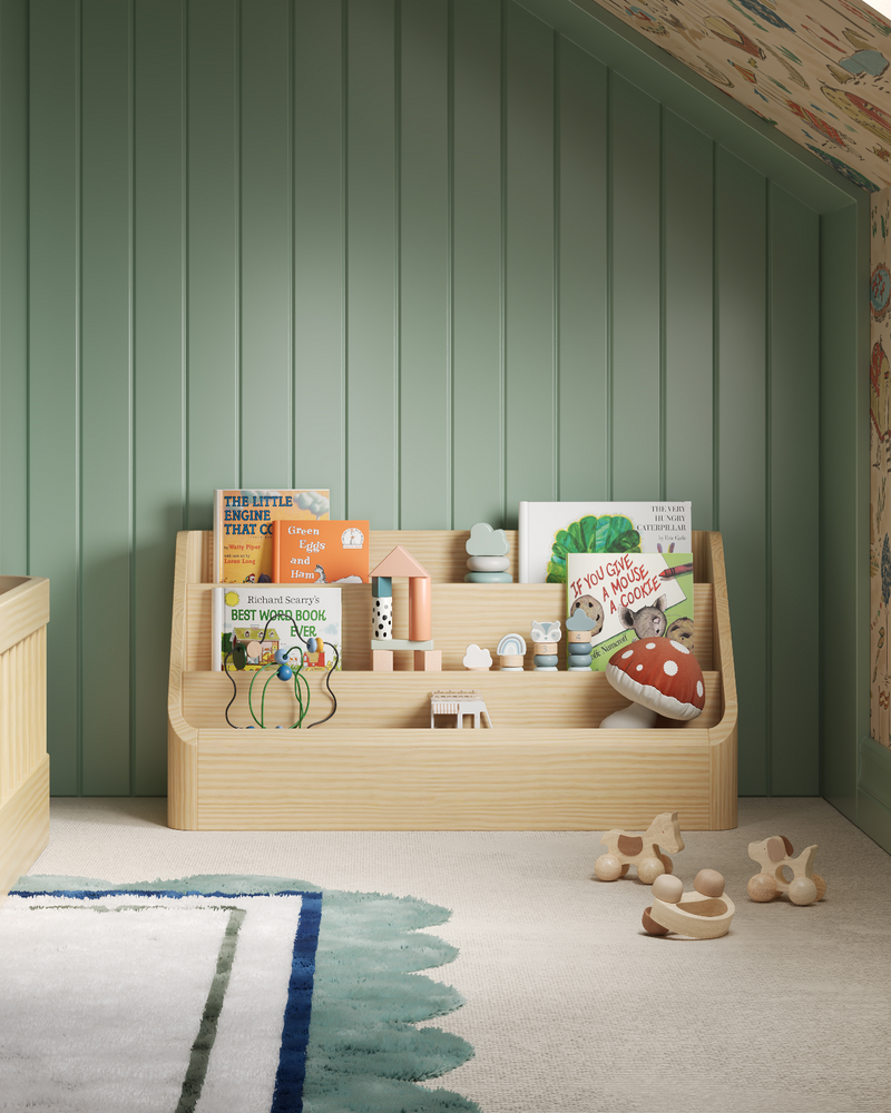 Wave Montessori Bookshelf