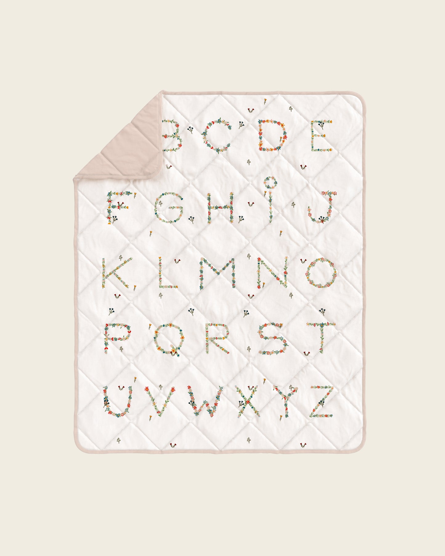 Alphabet Garden Baby Quilt