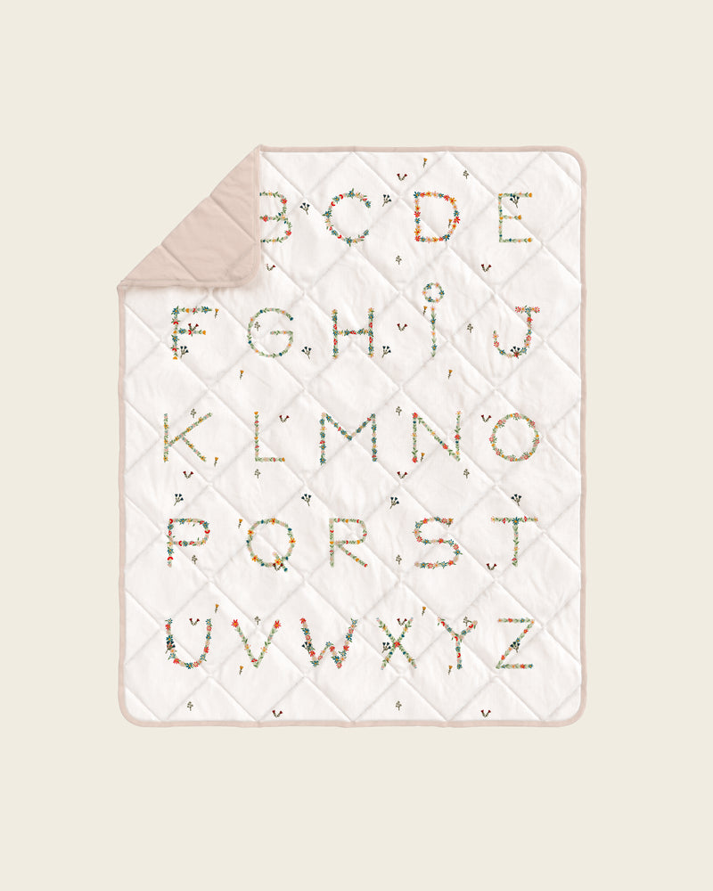 Alphabet Garden Baby Quilt