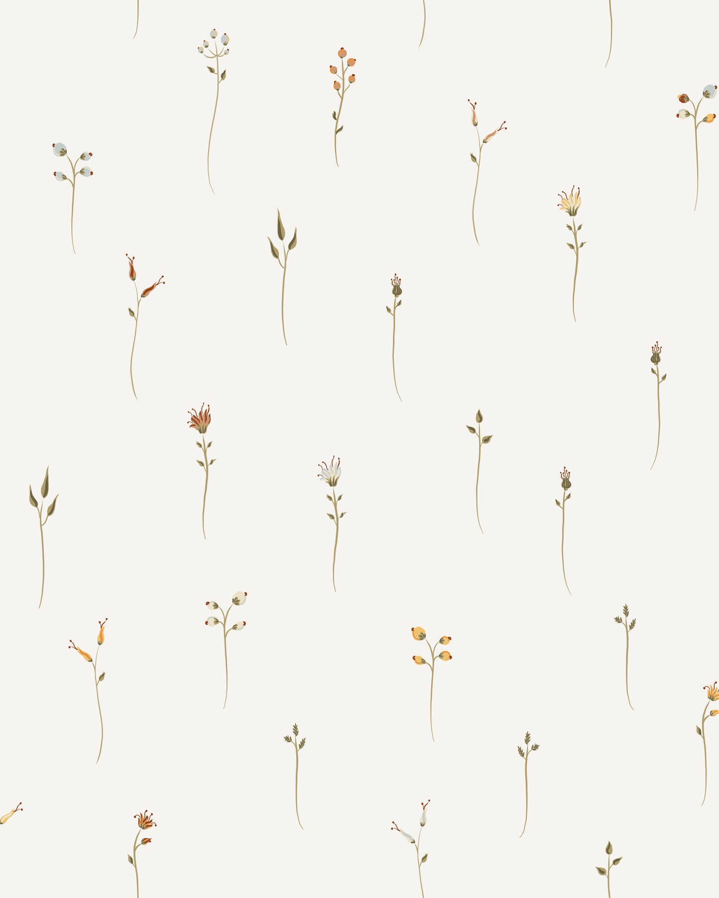 Floral Rain Wallpaper Sample