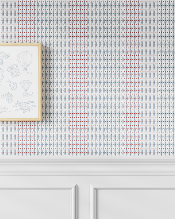 Stitched Spots Wallpaper