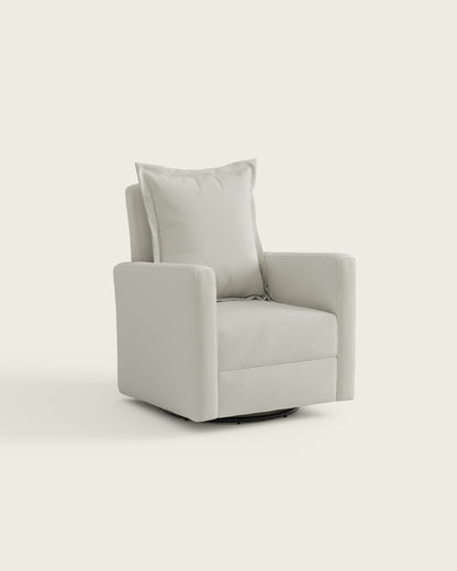 Snow Textured Weave / Metal Base