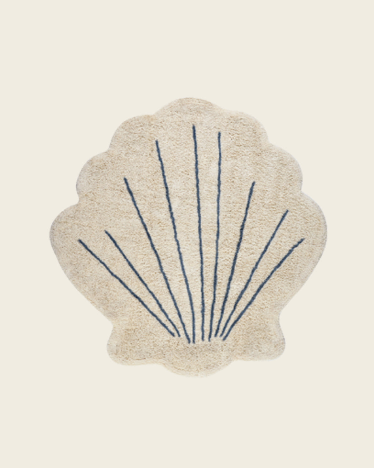 Sea Shell Patern Rug Washable 100% Cotton Rugs | Seashell Rug – Nestig