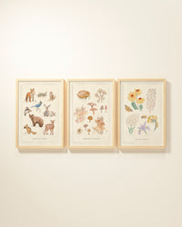 Yosemite Guidebook Framed Wall Art Set