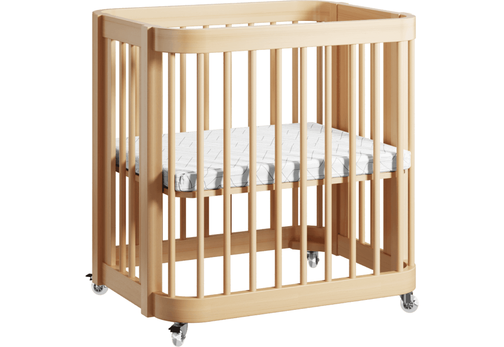 The Wave Crib by Nestig in White | Convertible Crib to Toddler Bed | The World’s Best Cribs
