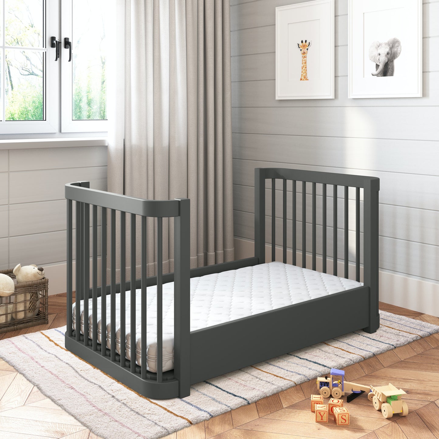 Newton x Nestig Wave Crib and Mattress Set