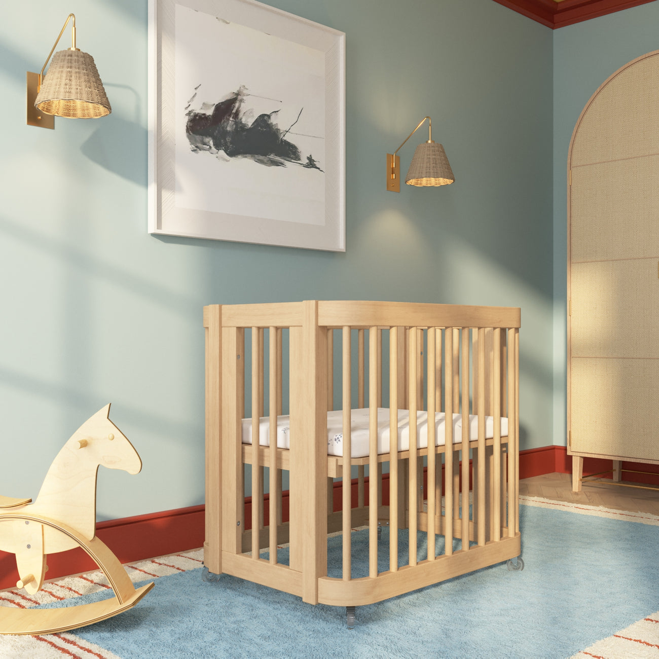 The Wave Crib Convertible Crib To Toddler Bed Nestig the-wave-crib-convertible-crib-to-toddler-bed-nestig