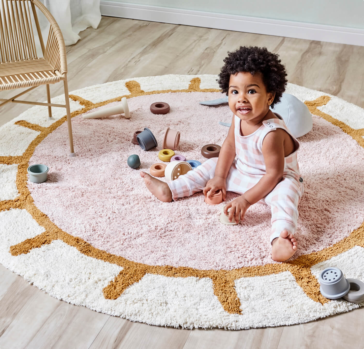 Blossom Rug Washable Cotton Rugs Nestig