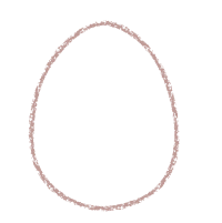 Egg shape, color: mauve