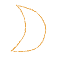 Yellow moon shape